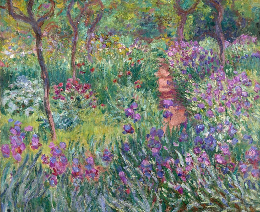 Painting of Monet's garden
