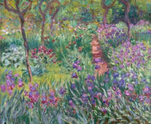 Painting of Monet's garden